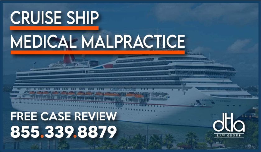 cruise ship medical malpractice attorney lawyer sue compensation wrong diagnosis