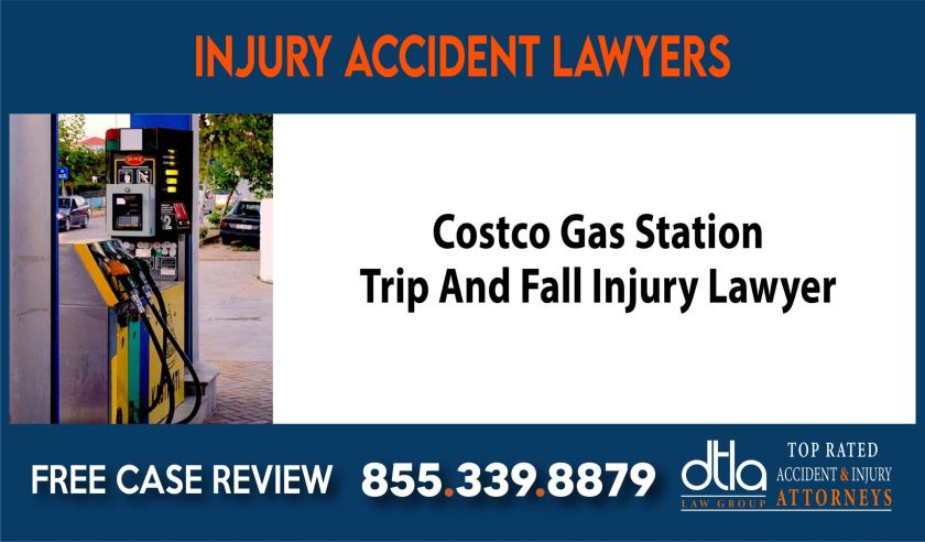 Costco Gas Station Trip And Fall Injury Lawyer sue liability compensation incident