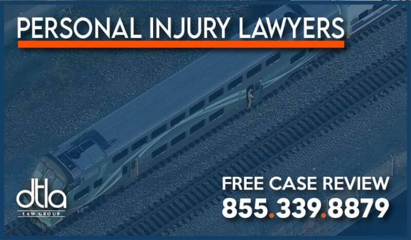 metrolink train runs over a pedestrian accident lawyer injury attorney sue compensation