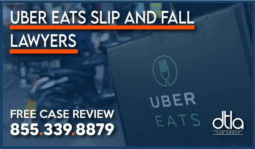 Does Uber Eats Cover Slip and Fall Claims for its Delivery Drivers incident accident lawsuit sue compensation