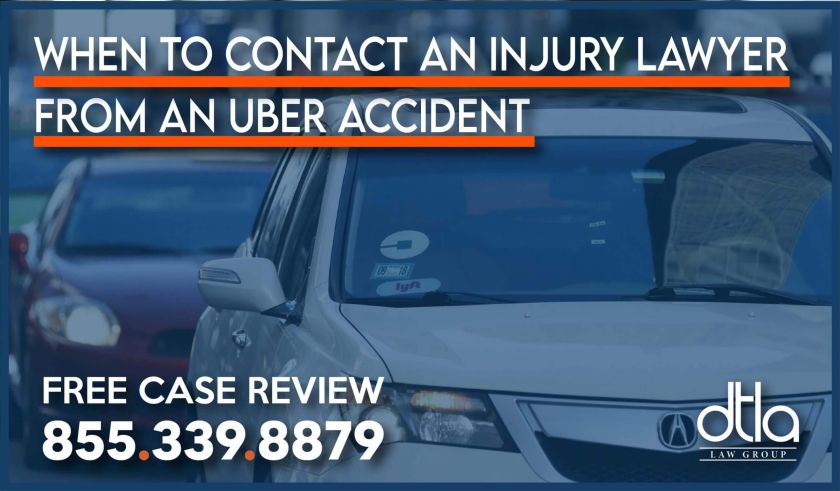 When Should I Contact an Attorney Regarding an Accident as an Uber Driver