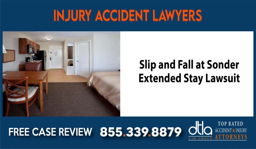 Slip and Fall at Sonder Extended Stay Lawsuit Attorney sue liability compensation incident