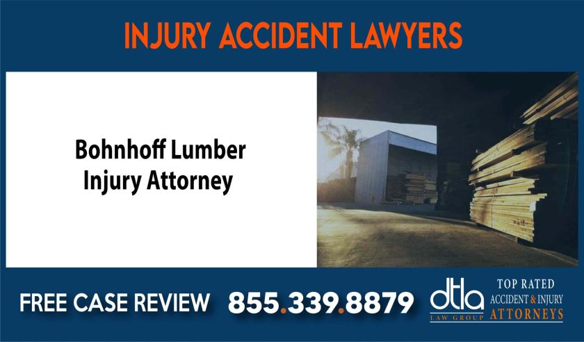 Bohnhoff Lumber Injury Attorney sue liability compensation incident