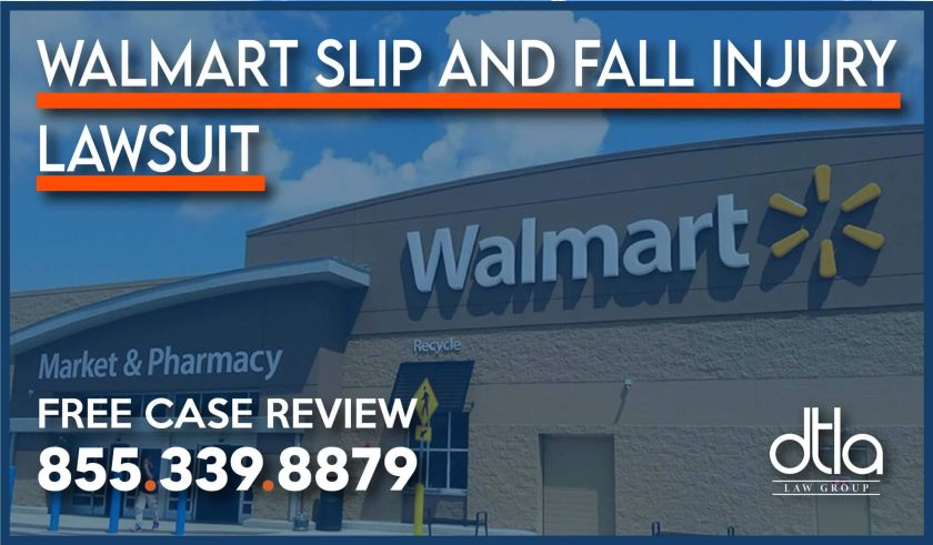 Walmart Slip and Fall Lawyers in Riverside County, California injury incident lawyer attorney