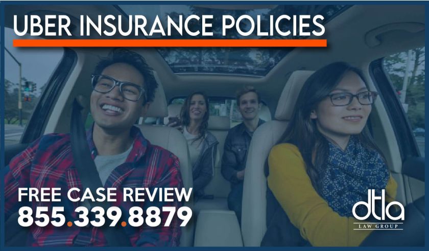 uber insurance policies rideshare lawyer attorney information