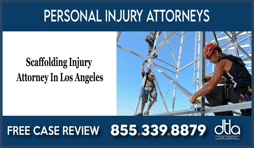 scaffolding injury attorney los angeles incident accident lawsuit