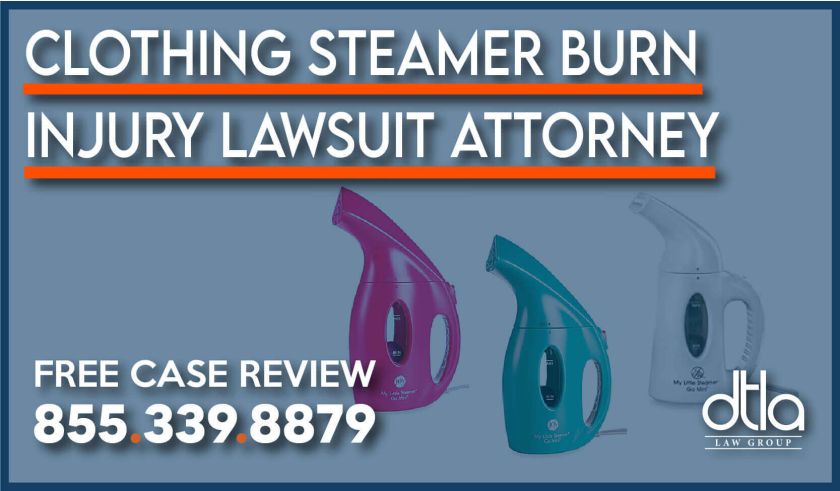 Clothing Steamer Burn Injury Lawsuit Attorney personal accident incident hsn