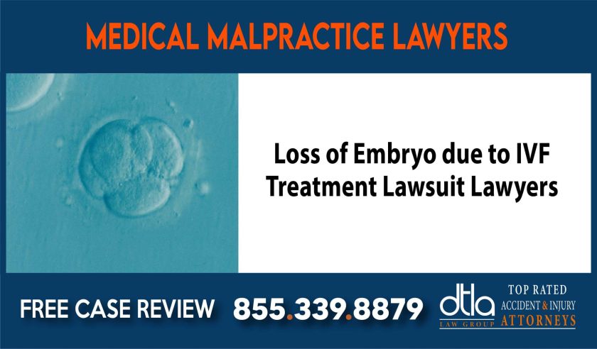 Loss of Embryo due to IVF Treatment Lawsuit Lawyers sue liability compensation