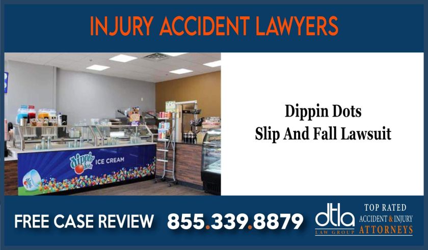 Dippin Dots Slip And Fall Injury Lawyer incident liability attorney sue lawsuit