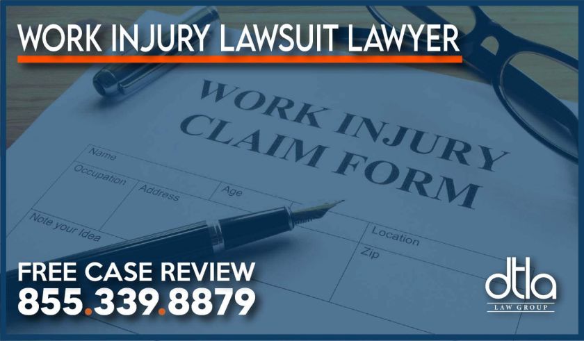 work injury lawsuit lawyer attorney sue compensation