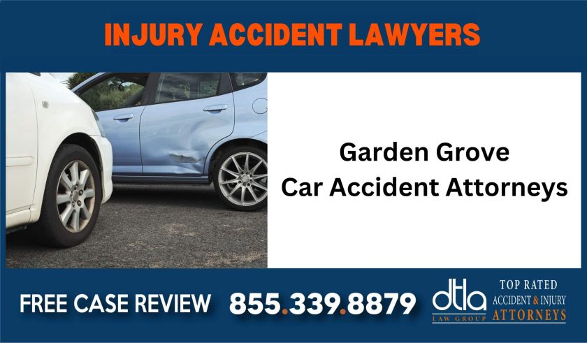 Garden Grove Car Accident Attorneys sue liable incident compensation lawyer