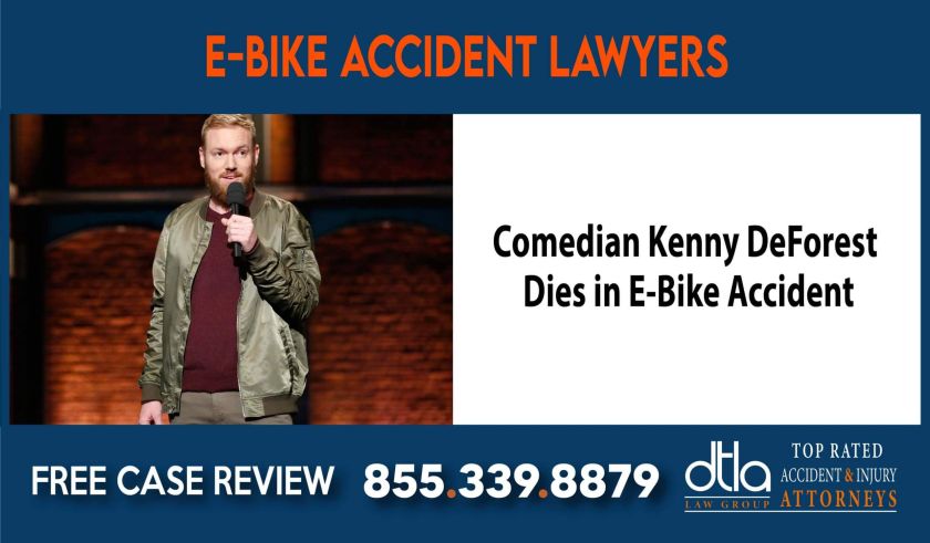 Comedian Kenny DeForest Dies in E-Bike Accident E-Bike Accident Lawyers