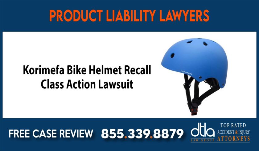 Korimefa Bike Helmet Recall Class Action Lawsuit sue compensation incident liability lawyer attorney