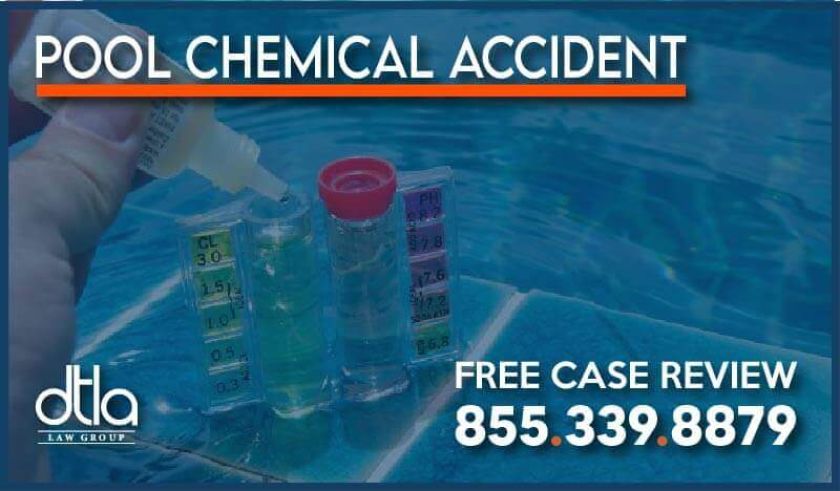 pool chemical accident lawsuit lawyer sue attorney