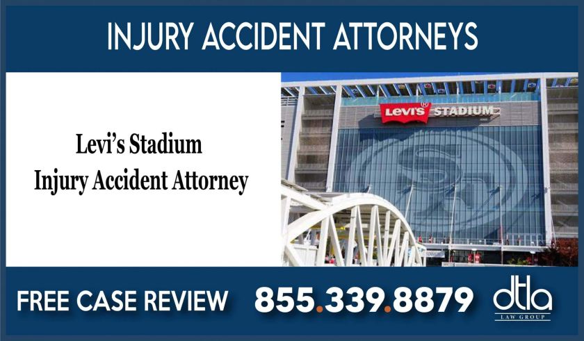 Levi's Stadium Injury Accident Attorney lawyer personal injury lawsuit incident liability compensation