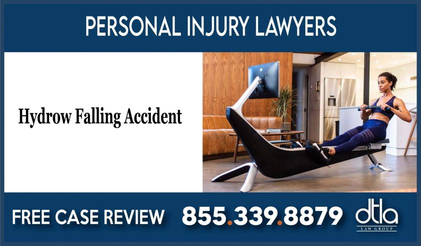 hydrow falling accident lawyer incident liability product fail injury