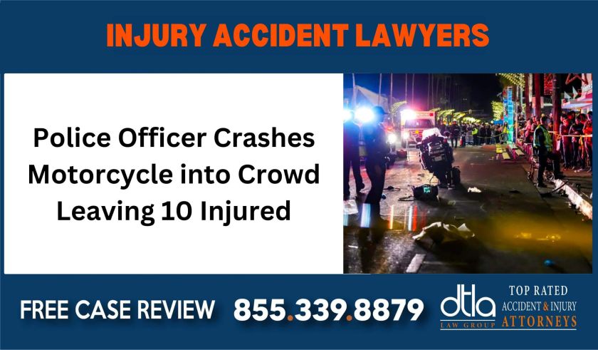 Police Officer Crashes Motorcycle into Crowd Leaving 10 Injured Holiday Parade Incident Attorneys