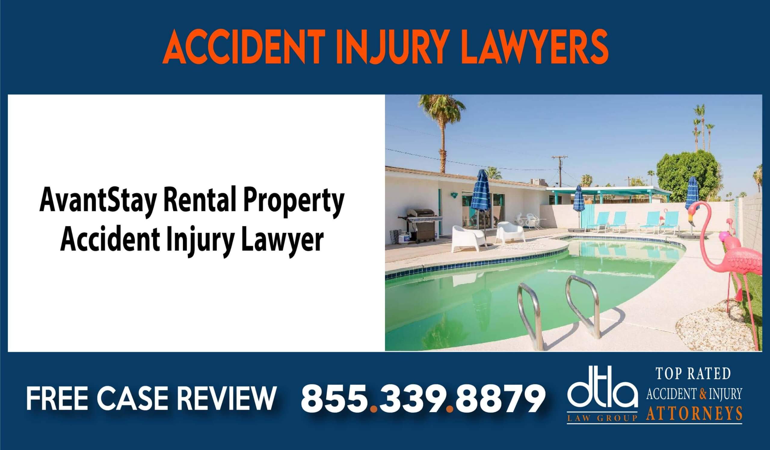 AvantStay Rental Property Accident lawyer attorney sue liability