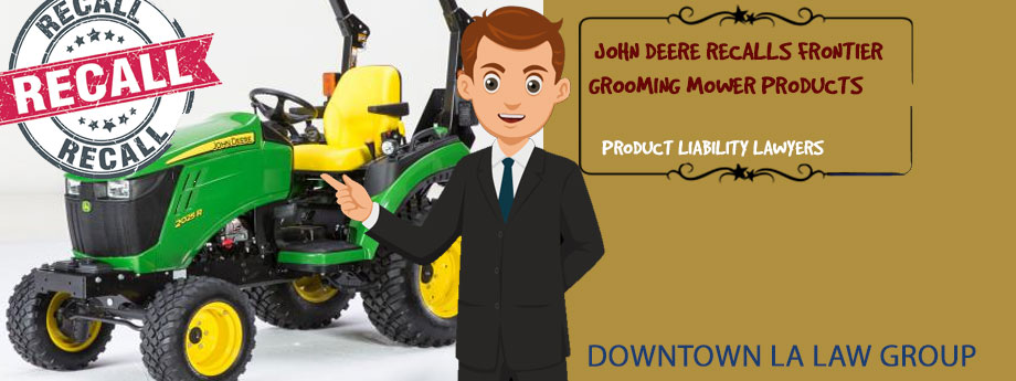 What kind of injuries can happen from defective Frontier grooming mowers?