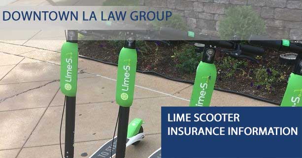 Lime Scooter Insurance Information  