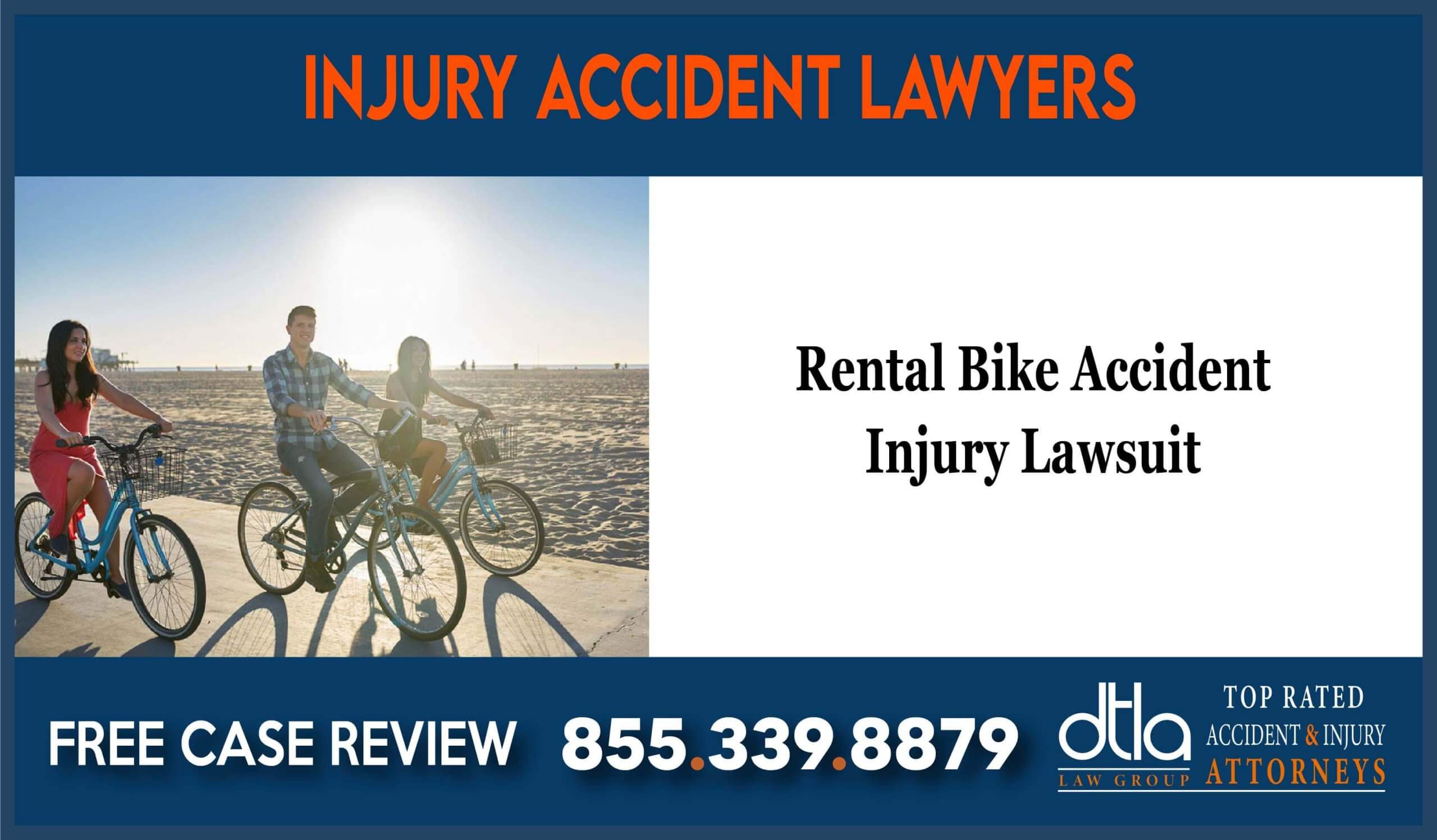 Rental Bike Accident Injury Lawsuit liability sue incident attorney