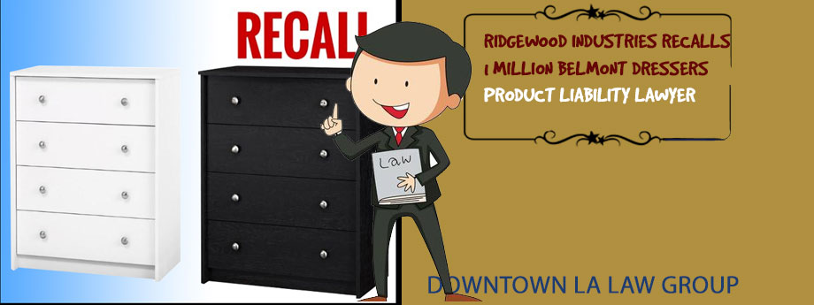 Ridgewood Recalls Belmont Four-Drawer Dressers