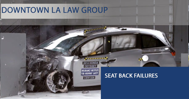Seat Back Failures: Auto Manufacturers Duty of Care to Consumers