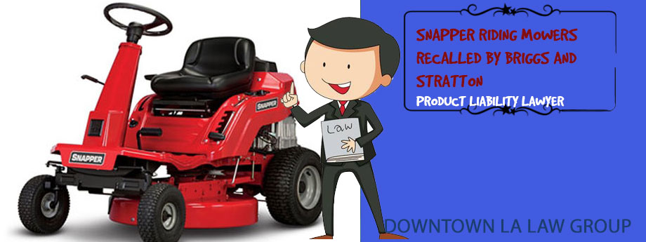 Snapper Riding Mowers Recalled by Briggs and Stratton