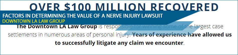 Factors in Determining the Value of a Nerve Injury Lawsuit