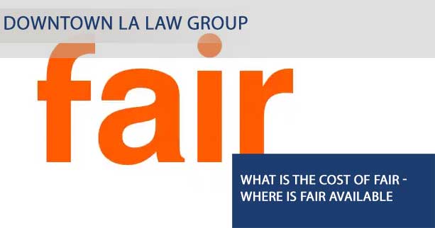 What is the cost of fair - where is fair available