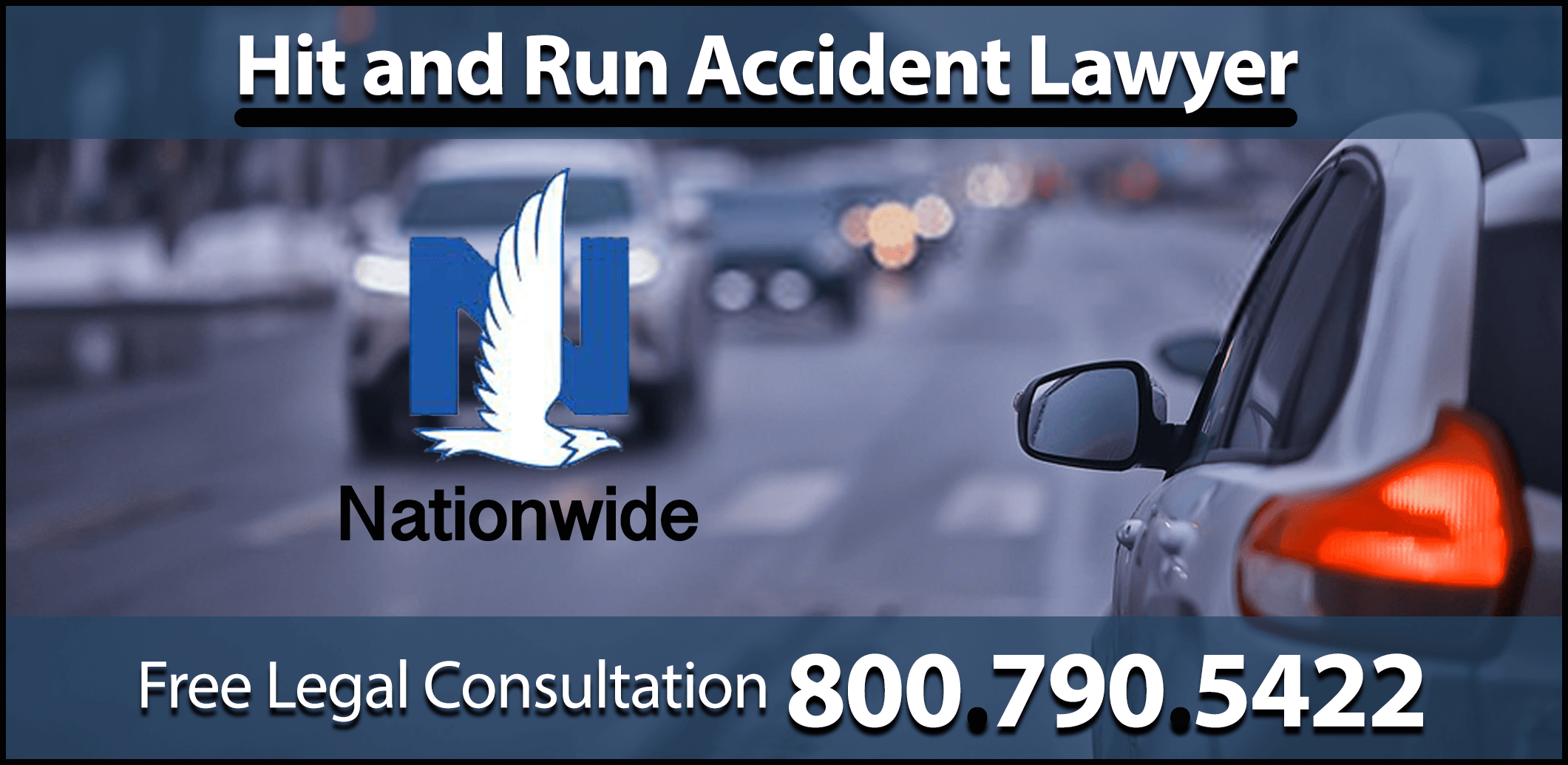nationwide insurance hit and run accident lawyer broken bone fracture dislocation medical bill compensation claim sue