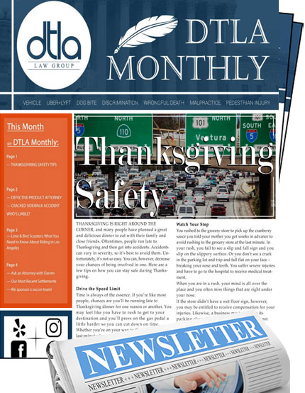 DTLA Monthly Newsletter -November 2018