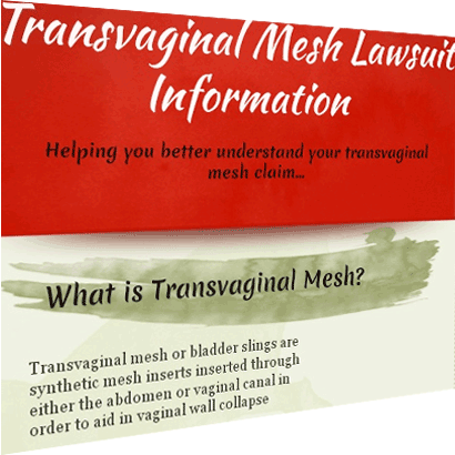 Transvaginal Mesh Lawsuit Information